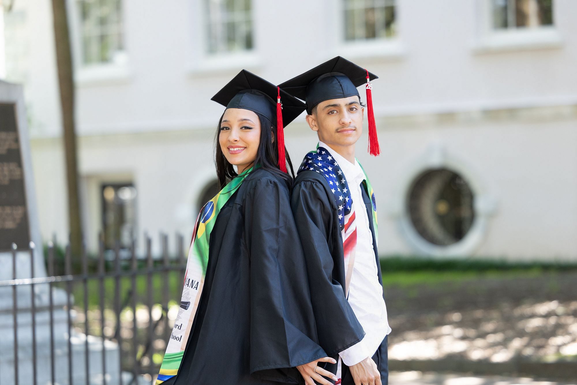 Graduation session for Mariana and Junior, photographed by Studio FB USA