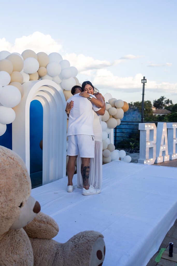 Gender reveal celebration for Natasha, photographed by Studio FB USA