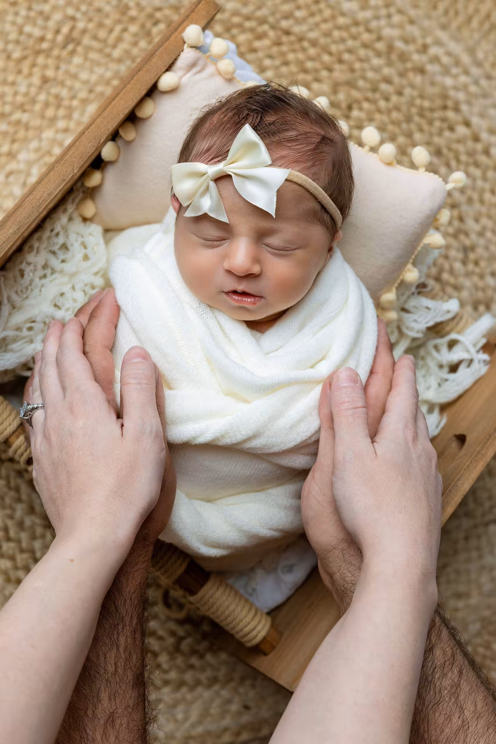Newborn session for Rafaela, photographed by Studio FB USA